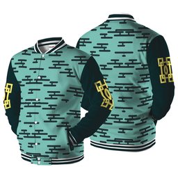 Gyutaro Anime Varsity Baseball Jacket-1-gear otaku