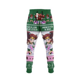 Sailor Jupiter Joggers Christmas Ugly Sweatpants GearOtaku.com