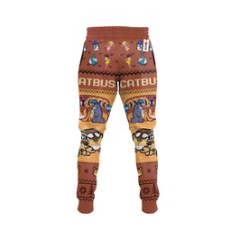 Catbus Joggers Christmas Ugly Sweatpants GearOtaku.com