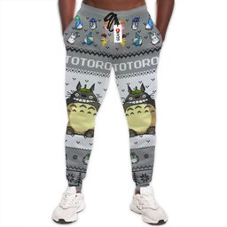 Totoro Joggers Christmas Ugly Sweatpants GearOtaku.com