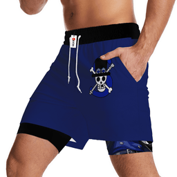 Luffy Performance Shorts Personalized Anime Gym Clothes-1-gear otaku