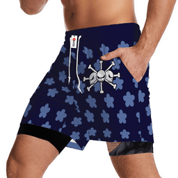Luffy Performance Shorts Personalized Anime Gym Clothes-1-gear otaku