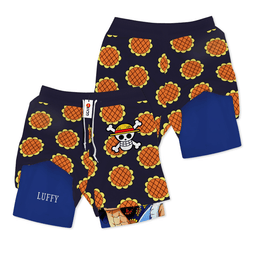 Luffy Performance Shorts Personalized Anime Gym Clothes-1-gear otaku