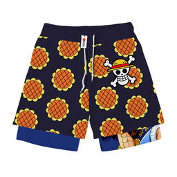 Luffy Performance Shorts Personalized Anime Gym Clothes-1-gear otaku