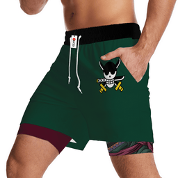Luffy Performance Shorts Personalized Anime Gym Clothes-1-gear otaku