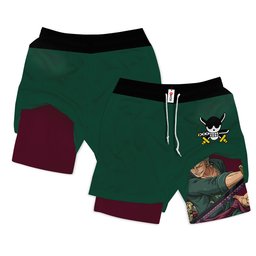 Luffy Performance Shorts Personalized Anime Gym Clothes-1-gear otaku