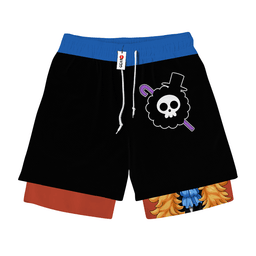 Luffy Performance Shorts Personalized Anime Gym Clothes-1-gear otaku