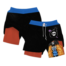 Luffy Performance Shorts Personalized Anime Gym Clothes-1-gear otaku