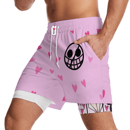 Luffy Performance Shorts Personalized Anime Gym Clothes-1-gear otaku
