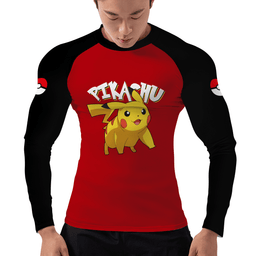 Pikachu Anime Compression Shirts Long Sleeve Personalized-1-gear otaku