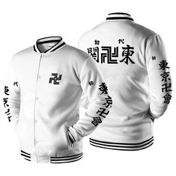 Rokuhara Tandai Gang Anime Varsity Baseball Jacket-1-gear otaku