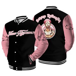 Mahoraga Anime Varsity Baseball Jacket Personalized-1-gear otaku