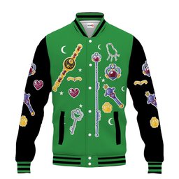 Sailor Pluto Anime Custom Varsity Baseball Jacket Personalized NTT060243016A-3-Gear-Otaku