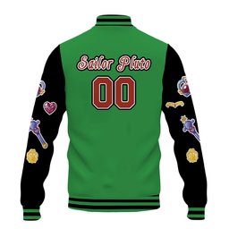 Sailor Pluto Anime Custom Varsity Baseball Jacket Personalized NTT060243016A-4-Gear-Otaku