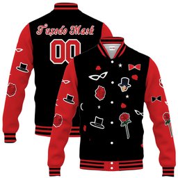 Tuxedo Mask Anime Custom Varsity Baseball Jacket Personalized NTT0602430110A-2-Gear-Otaku
