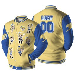 Mirajane Strauss Anime Varsity Baseball Jacket Personalized-1-gear otaku