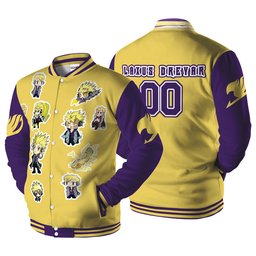 Mirajane Strauss Anime Varsity Baseball Jacket Personalized-1-gear otaku