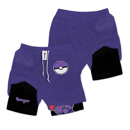 Greninja Performance Shorts Personalized Anime Gym Wear-1-gear otaku