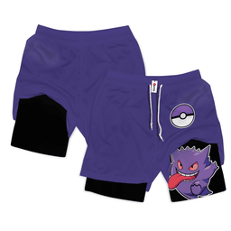 Greninja Performance Shorts Personalized Anime Gym Wear-1-gear otaku