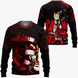 Alucard Hoodie Shirts Horror Anime Halloween Custom Clothes GearOtaku.com