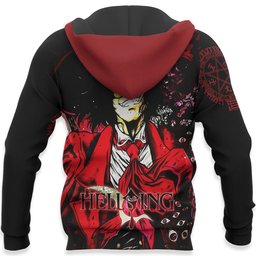 Alucard Hoodie Shirts Horror Anime Halloween Custom Clothes GearOtaku.com