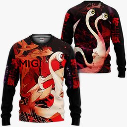 Migi Hoodie Shirts Horror Anime Halloween Custom Clothes GearOtaku.com