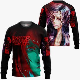 Ryouko Tamiya Hoodie Shirts Horror Anime Halloween Custom Clothes GearOtaku.com