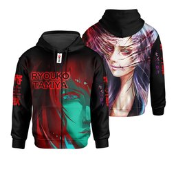 Ryouko Tamiya Hoodie Shirts Horror Anime Halloween Custom Clothes GearOtaku.com