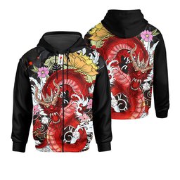 Dragon Yakuza Tattoo Japan Hoodie Shirts Custom Clothes GearOtaku.com