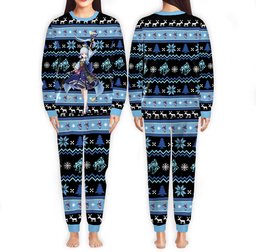Kamisato Ayaka Pajamas Genshin Christmas Ugly Sleepwear GearOtaku.com