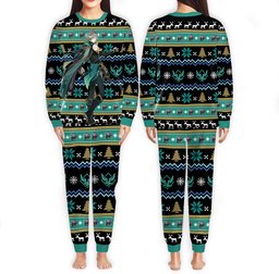 Alhaitham Pajamas Genshin Christmas Ugly Sleepwear GearOtaku.com