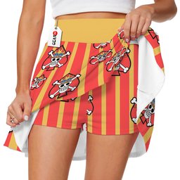 Luffy Dressrosa Arc Skate Skirt- gear otaku