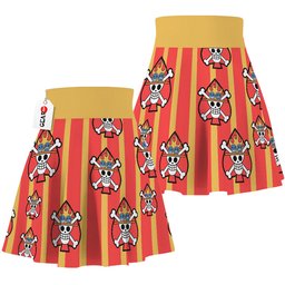 Luffy Dressrosa Arc Skate Skirt- gear otaku