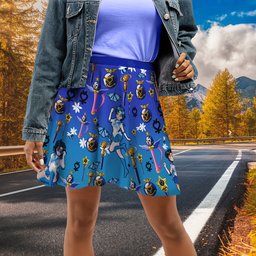 Kikuri Hiroi Skater Skirt- gear otaku