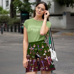 Kikuri Hiroi Skater Skirt- gear otaku