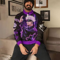 Joseph Joestar Neck Zipper Jacket Personalized- gear otaku