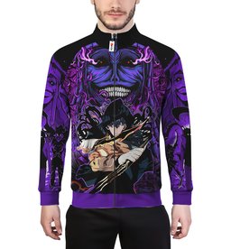 Joseph Joestar Neck Zipper Jacket Personalized- gear otaku