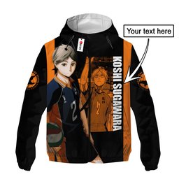 Shoyo Hinata Windbreaker Jacket-1-gear otaku