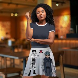 Ging Freecss Skater Skirt- gear otaku