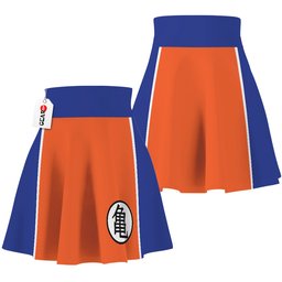 Goku Skater Skirt Cosplay Style- gear otaku