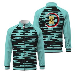 Tanjiro Neck Zipper Jacket Cosplay- gear otaku