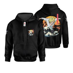Sanji Kanagawa Hoodie Shirts Custom Clothes GearOtaku.com