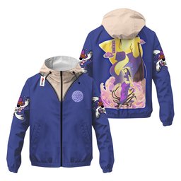 Monkey D. Luffy Anime Windbreaker Jacket-1-gear otaku