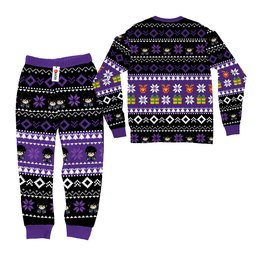 Sung Jin Woo Pajamas Christmas Ugly Sleepwear GearOtaku.com