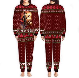 Chuya Nakahara Pajamas Christmas Ugly Sleepwear GearOtaku.com