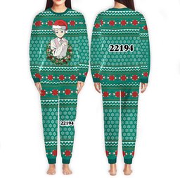 Norman 22194 Pajamas Christmas Ugly Sleepwear GearOtaku.com