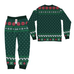 Ranpo Edogawa Pajamas Christmas Ugly Sleepwear GearOtaku.com