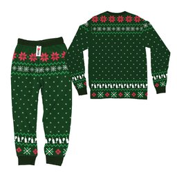 Atsushi Nakajima Pajamas Christmas Ugly Sleepwear GearOtaku.com