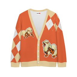 Arcanine Knitted Cardigan Anime Christmas Sweater Personalized NTT11112444-3-Gear-Otaku
