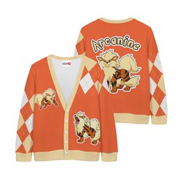 Cinderace Knitted Cardigan Anime Christmas Sweater Personalized-1-gear otaku